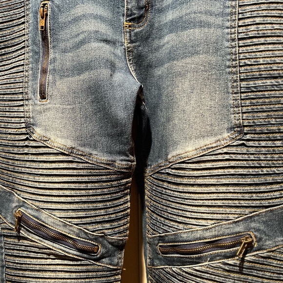 Men’s denim jeans Denim Gold 38 waist 30 length medium blue - Picture 2 of 7